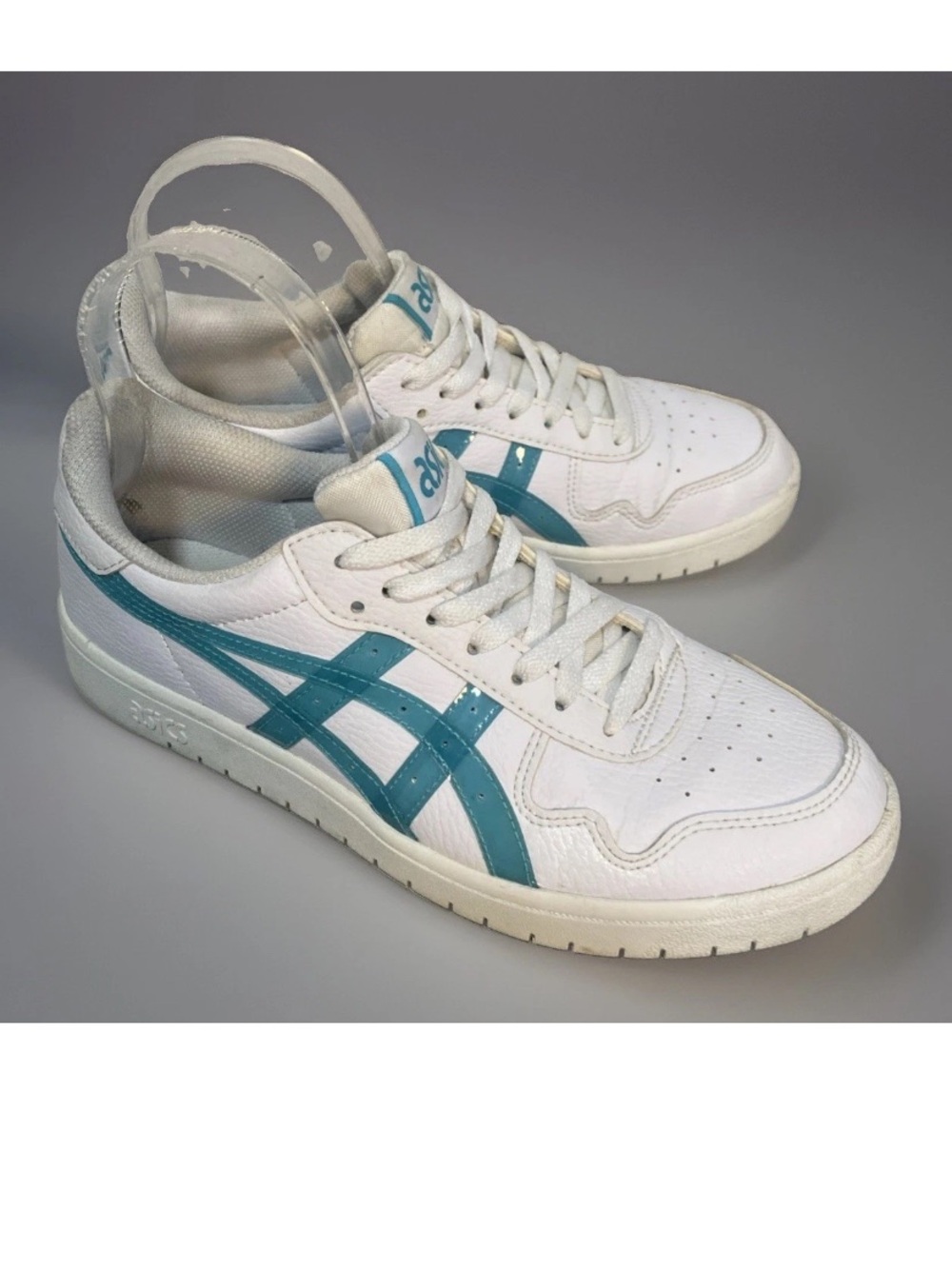 ASICS Japan S White/Sage Retro Court Sneakers Low Top Sportstyle1192A208 Wmn 9
